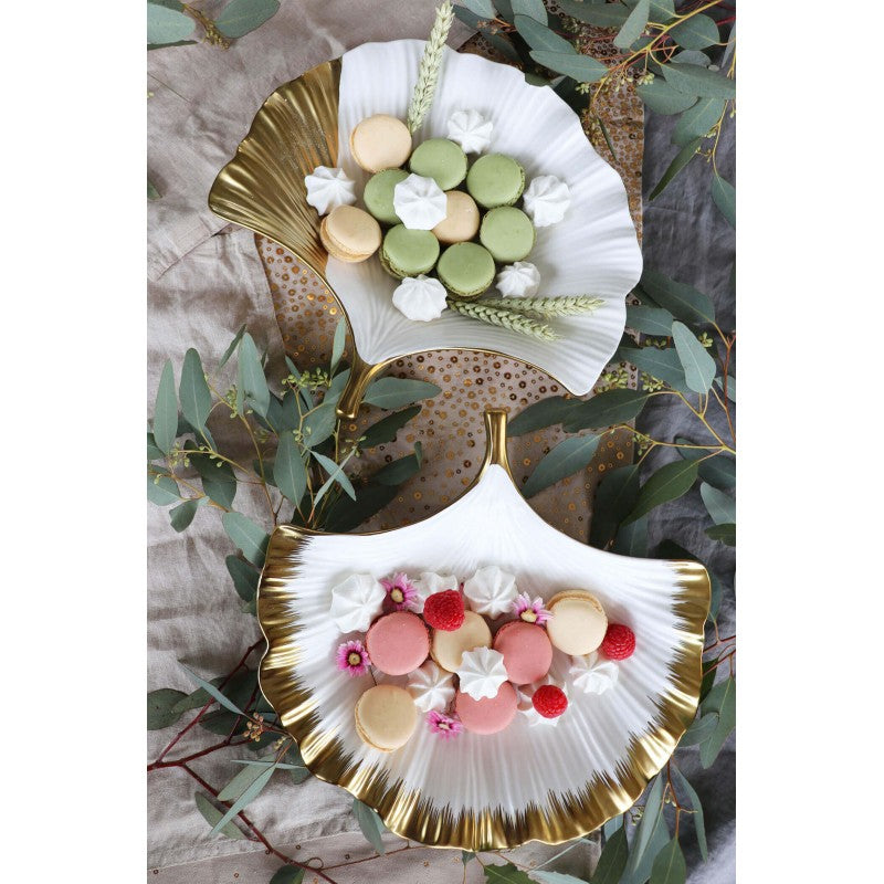 BOWL GINKGO LEAF - 28cm