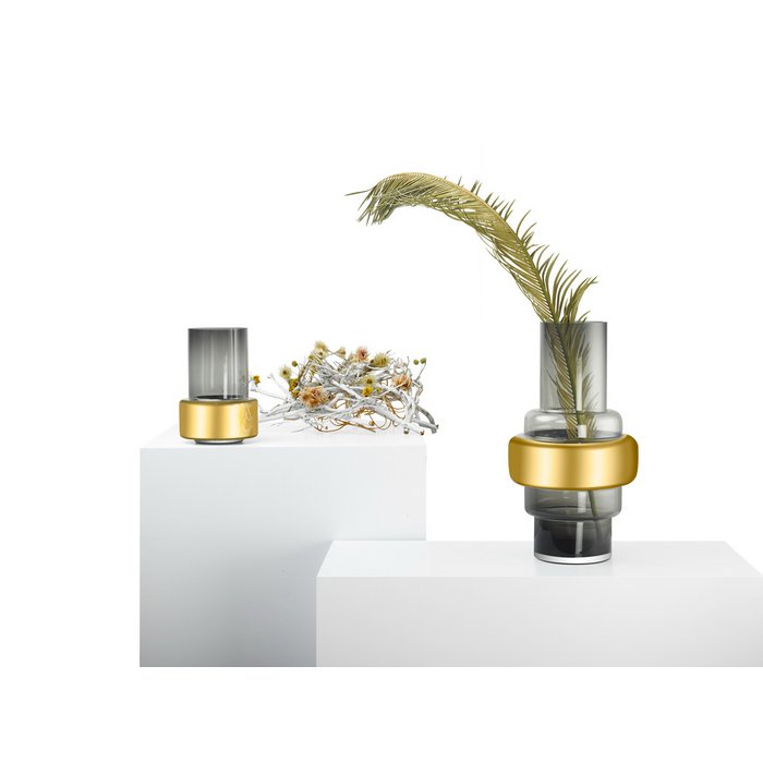 24k gold plated Luxury Retro Design XXL Vase