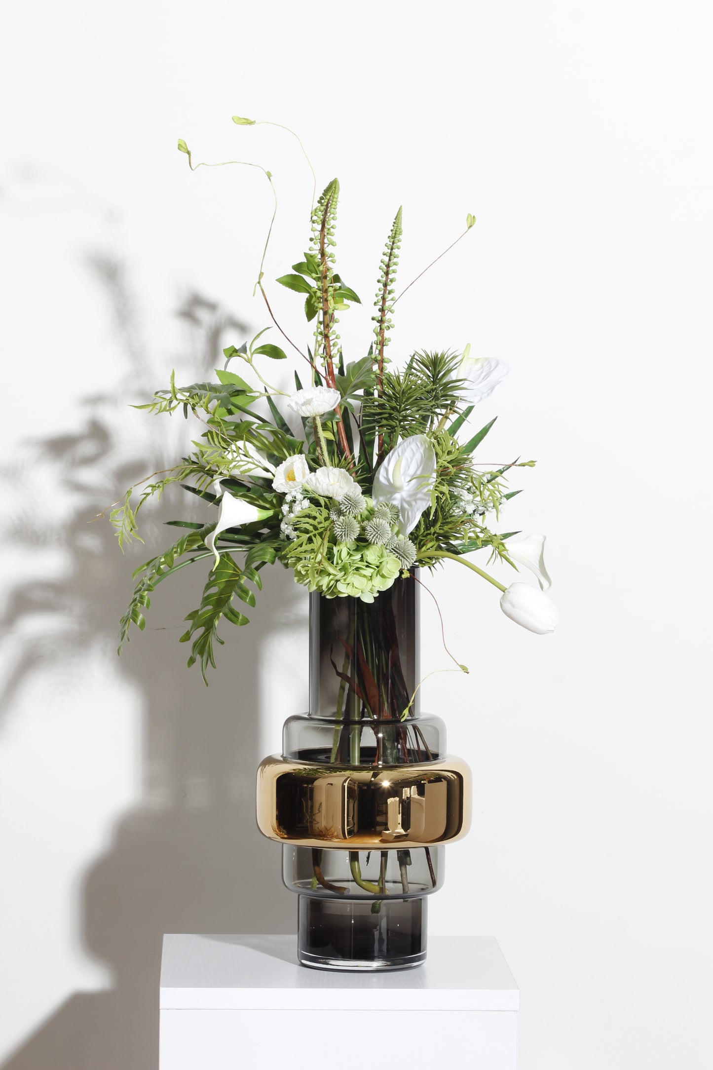 24k gold plated Luxury Retro Design XXL Vase